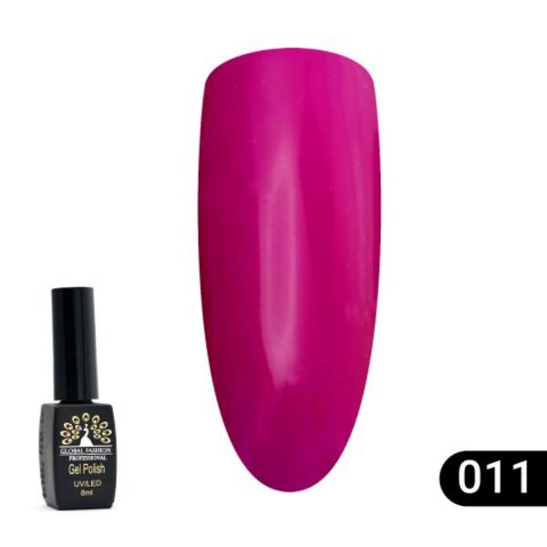 Гель-лак Global Fashion (Глобал Фэшн) Summer Light 011, 8 мл