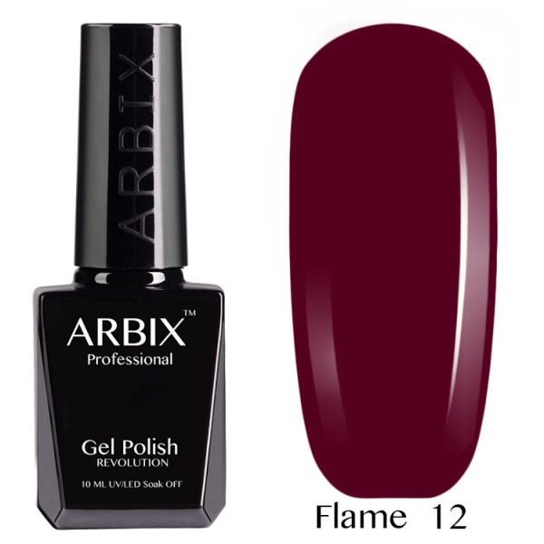 Гель-лак Arbix (Арбикс) Flame тайное желание № 012, 10 мл
