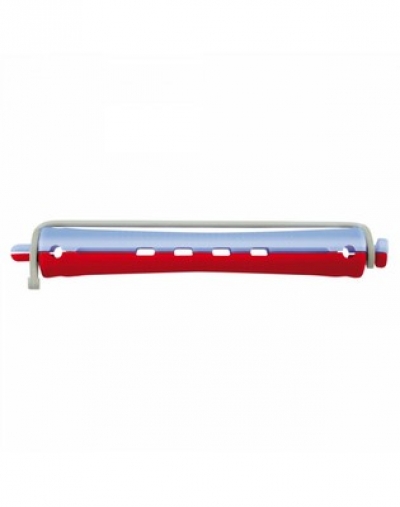 Comair(Комаир) Бигуди для холодной завивки, с круглой резинкой,цвет - Красно-голубые, 12шт.