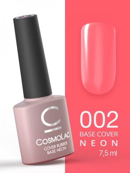Камуфлирующая база CosmoLac (Космолак) неоновая № 002 "Он сладкий, как вата", 7,5 мл.