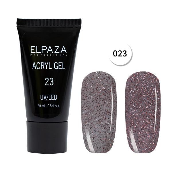 Акригель Elpaza (Эльпаза) Acryl Gel (полигель) Reflective UV/LED 23, 30 мл