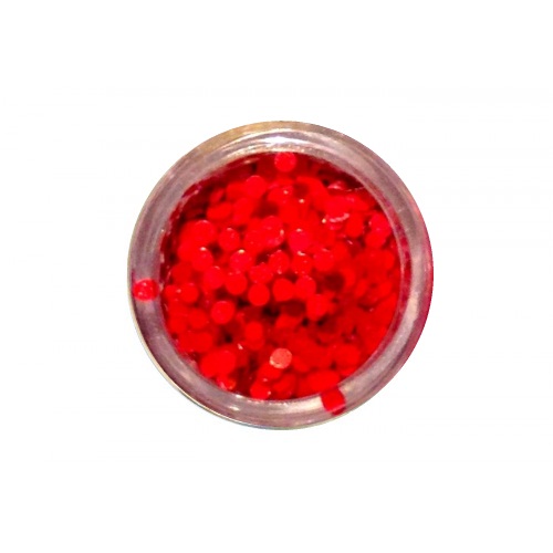 Конфетти шестиугольники мелкие, Красные