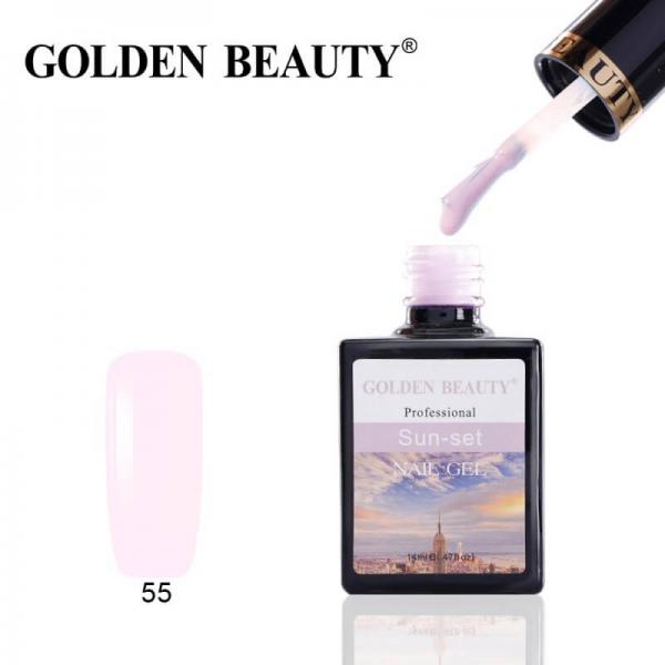 Гель-лак Golden Beauty (Голден Бьюти) 55 Sun (сан)-set, 14 мл