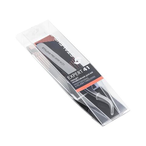 Staleks (Сталекс) Пинцет профессиональный для ресниц EXPERT 41 TYPE 1, TE-41/1