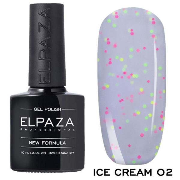 Гель-лак Elpaza (Эльпаза) Ice-Cream 002, 10 мл