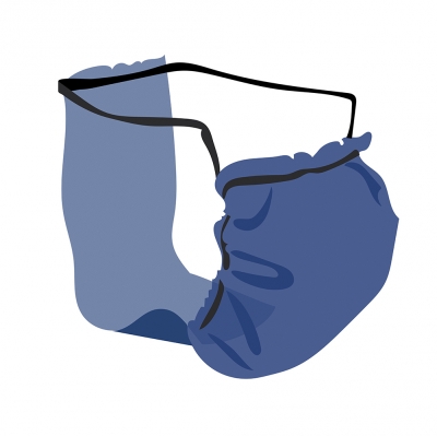 ИГРОbeauty Одноразовые мужские трусы-бикини, синие, спанбонд, 25 шт.