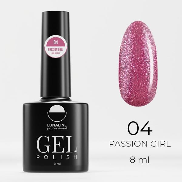 Гель-лак LunaLine (Луналайн) Passion girl 04, 8 мл