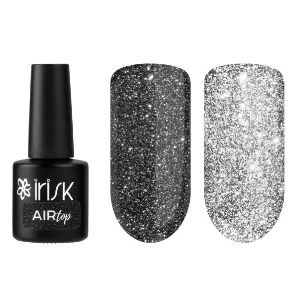 Топ светоотражающий Irisk (Ириск) без липкого слоя Air Top, 01 (Silver (мелкий)), 10мл