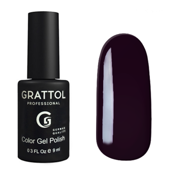 Гель-лак Grattol (Граттол) Classic 098 Dark Eggplant, 9 мл