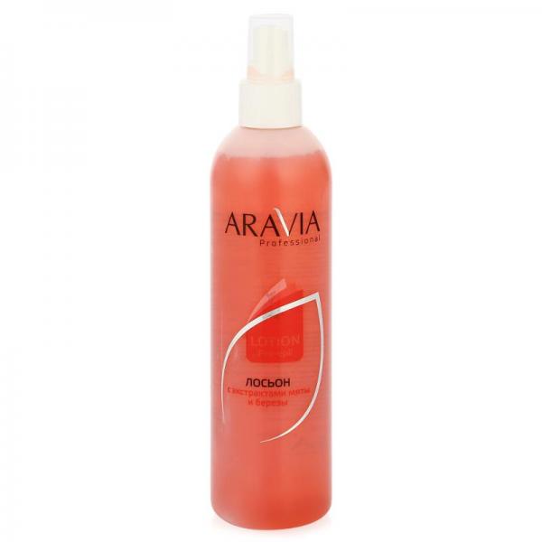 Aravia (Аравия) Professional лосьон перед депиляцией с мятой и березой, 300 мл