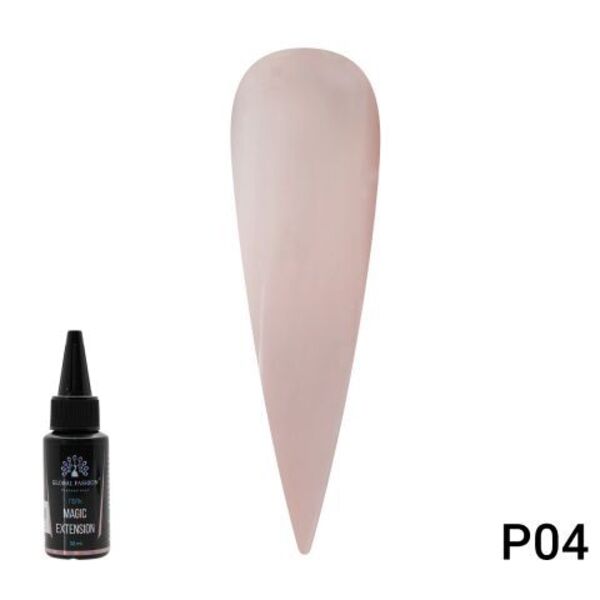 Гель для наращивания ногтей Global Fashion (Глобал Фэшн) Magic-Extension 004, 30 мл