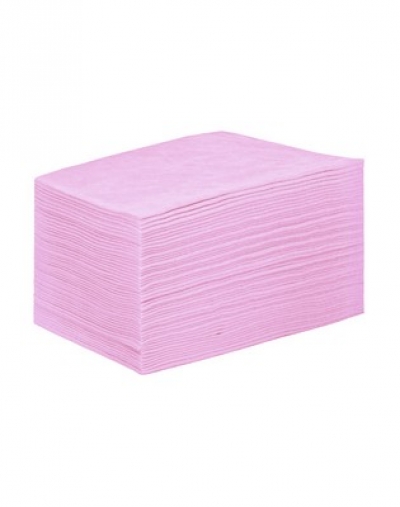 ИГРОbeauty Простыня  80 х 200 см. 18 г/м2 "SMS" Розовые, 50 шт.