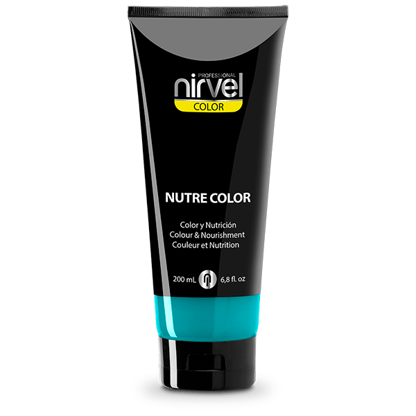Nirvel (Нирвел) питательная гель-маска Nutre Color Turquoise, бирюзовый, 200 мл