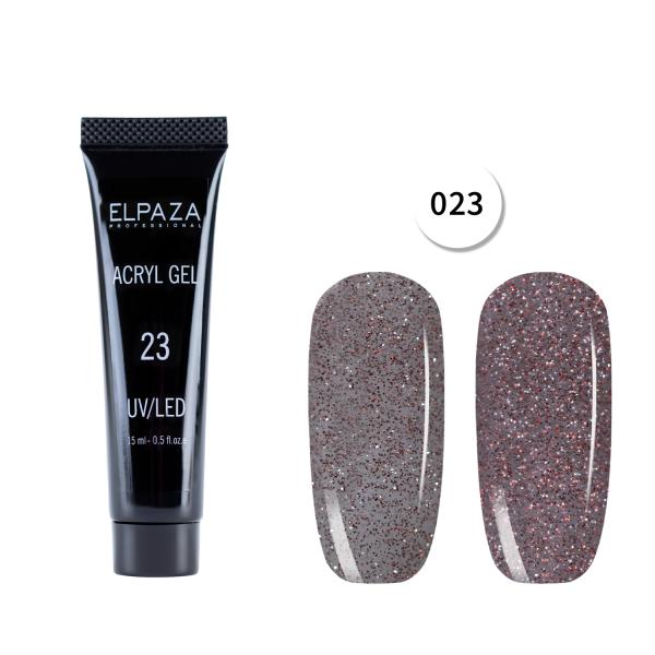Акригель Elpaza (Эльпаза) Acryl Gel (полигель) Reflective UV/LED 23, 15 мл