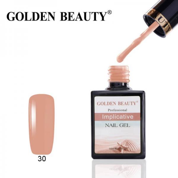 Гель-лак Golden Beauty (Голден Бьюти) 30 Implicative, 14 мл