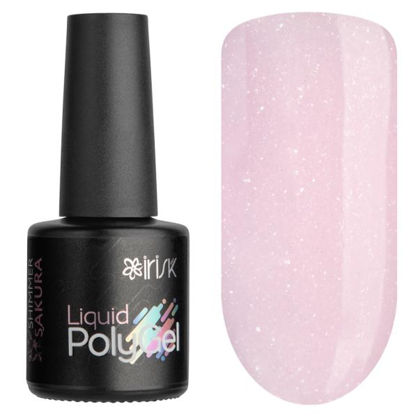 Жидкий полигель Irisk (Ириск) Liquid PolyGel 09 Shimmer Sakura, 10 мл