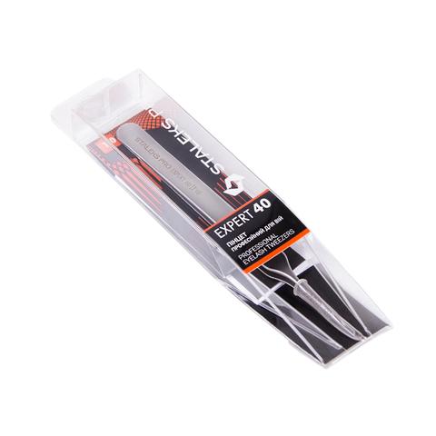 Staleks (Сталекс) Пинцет профессиональный для ресниц EXPERT 40 TYPE 10, TE-40/10