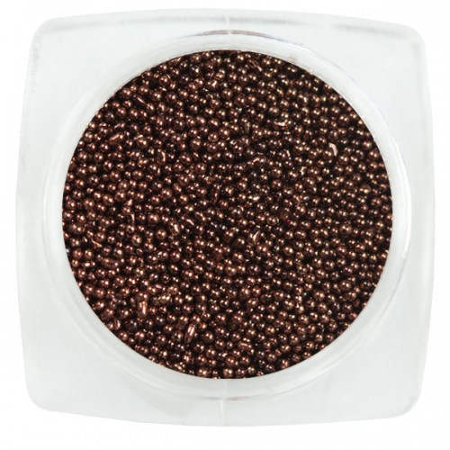 Бульонки для дизайна ногтей Темно-коричневый 09