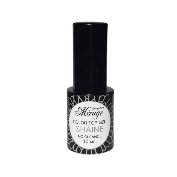 Топ Mirage (Мираж) без липкого слоя, цветной Shine, 10 мл