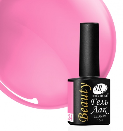 Гель-лак Holy Rose (Холи Роуз) Beauty № 034, 10 мл.