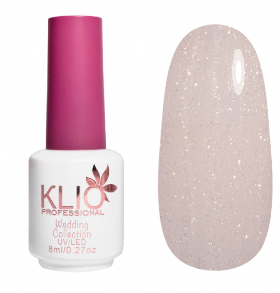 Камуфлирующая база Klio Wedding с шиммером №04, 8 мл