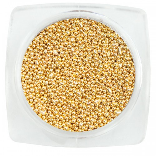 Бульонки для дизайна ногтей Золото 03