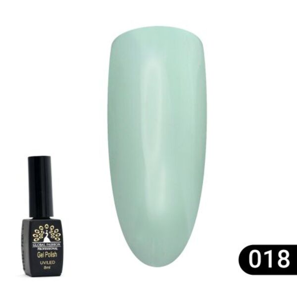 Гель-лак Global Fashion (Глобал Фэшн) Summer Light 018, 8 мл