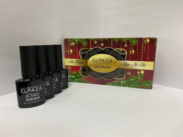 Подарочный набор гель-лаков Elpaza (Эльпаза) Attack Cat Eye (03, 04, 05, 06)