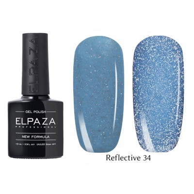 Гель-лак Elpaza (Эльпаза) светоотражающий Reflective 034, 10 мл