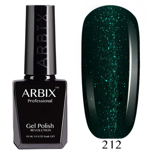 Гель-лак Arbix (Арбикс) № 212 Изумрудный Город, 10 мл