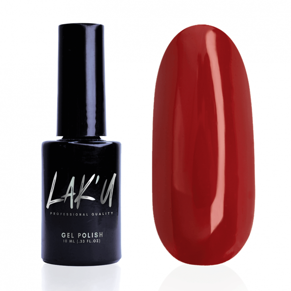 Гель-лак LAK'U (Лакью) Ruby Red R 06, 10 мл