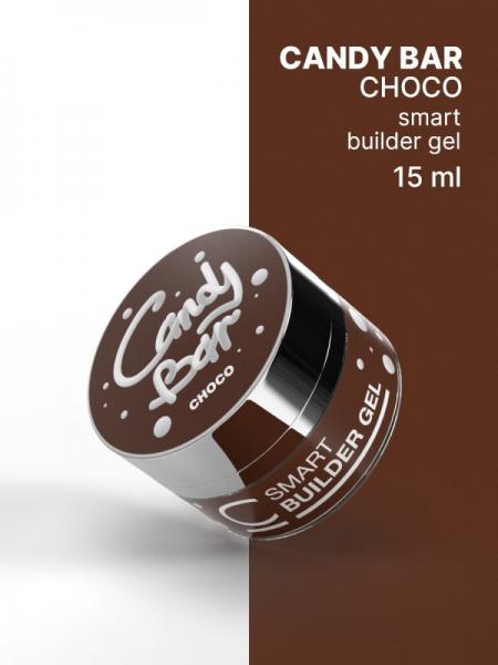 Гель для наращивания CosmoLac (Космолак) Candy Bar Smart Builder Choco, 15 мл