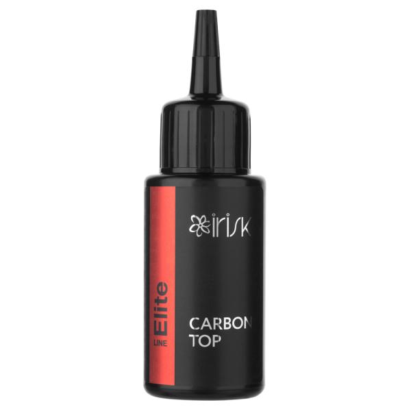 Топ Irisk (Ириск) Elite Carbon для гель-лака сверхпрочный без липкого слоя, 50 мл