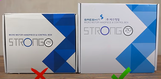Упаковка оригинала Strong 210