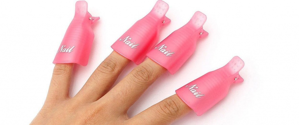 зажим для снятия лака