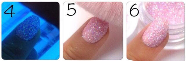 нанесение пудры