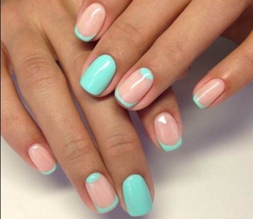 Лунный дизайн голубого неонового оттенка