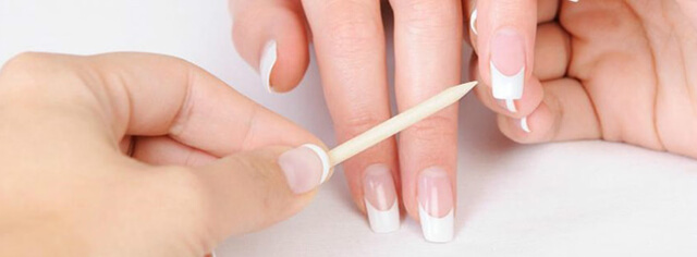 Маникюр апельсиновыми палочками