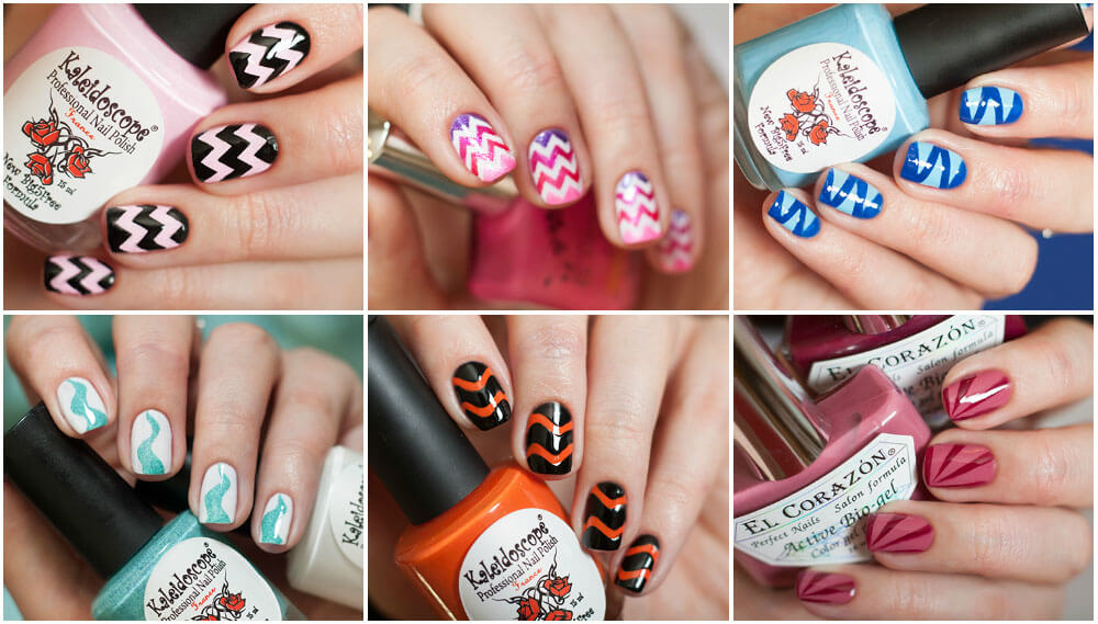 Трафареты для маникюра примеры