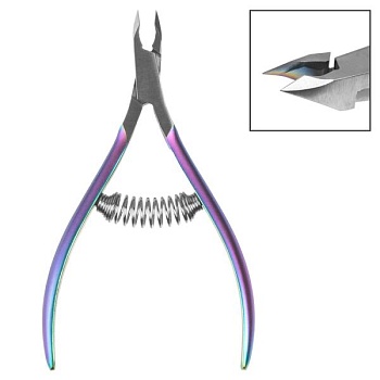 Кусачки для кожи Irisk (Ириск) Premium, лезвие 5 мм, спиральная пружина, низкая пятка KS-70