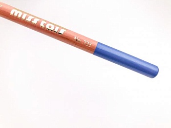 Карандаш для глаз и губ Miss Tais № 723, серо-голубой перламутровый