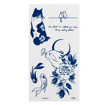 Тату Irisk реалистичная долговременная для тела INK TATOO 018 Y060