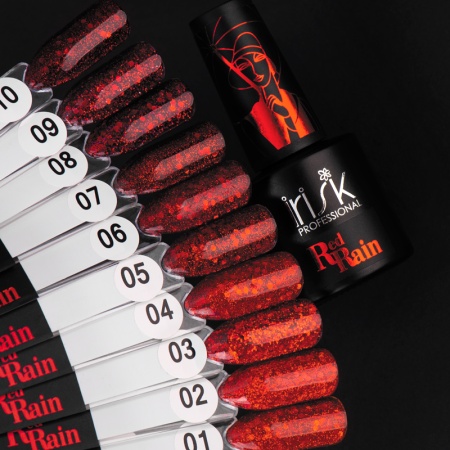 Гель-лак Irisk (Ириск) Red Rain № 04, 10 мл