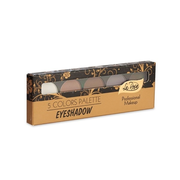 Тени для век La Rosa 5 Colors Palette, тон 09