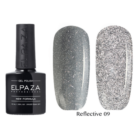 Гель-лак Elpaza (Эльпаза) светоотражающий Reflective 009, 10 мл