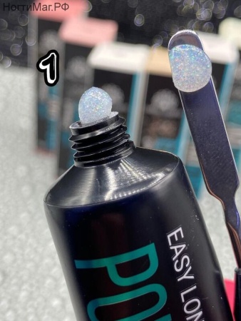 Полигель (PolyUVGel) Global Fashion (Глобал Фэшн) с шиммером 001, 30 мл