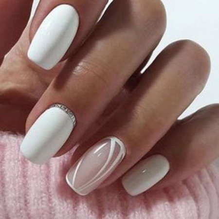 Гель-лак TNL (тнл) Fashion Fall 009 Невинный белый, 10 мл