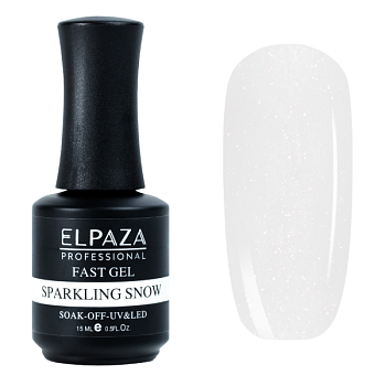 Elpaza (Эльпаза) FAST GEL #SPARKLING SNOW, 15 мл