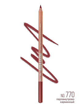 Карандаш для глаз и губ Miss Tais № 770, перламутрово карминный