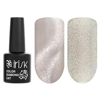 Гель-лак Irisk (Ириск) кошачий глаз Color Diamond Cat, 001, 10мл